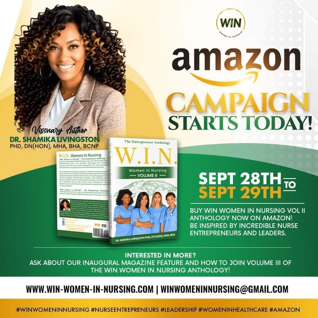 WIN Women In Nursing The Entrepreneur Anthology Volume II Launches on Amazon (2)