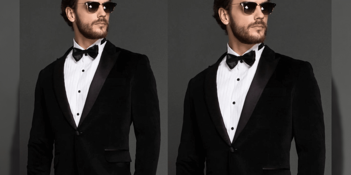 Elegance and Quality: The Alberto Nardoni Black Velvet Tuxedo