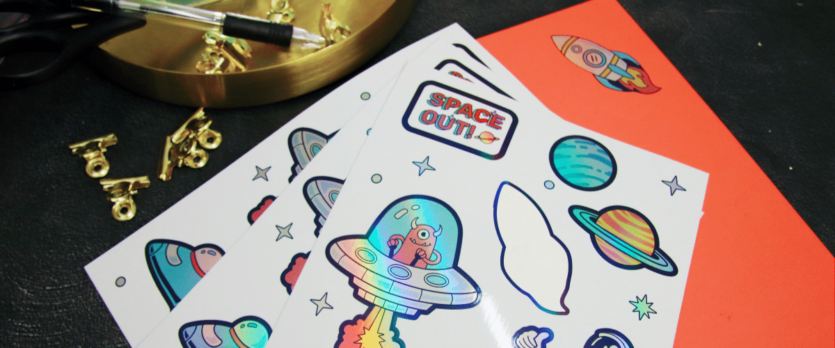 Subscribe Newsletter while Buying Holographic Stickers