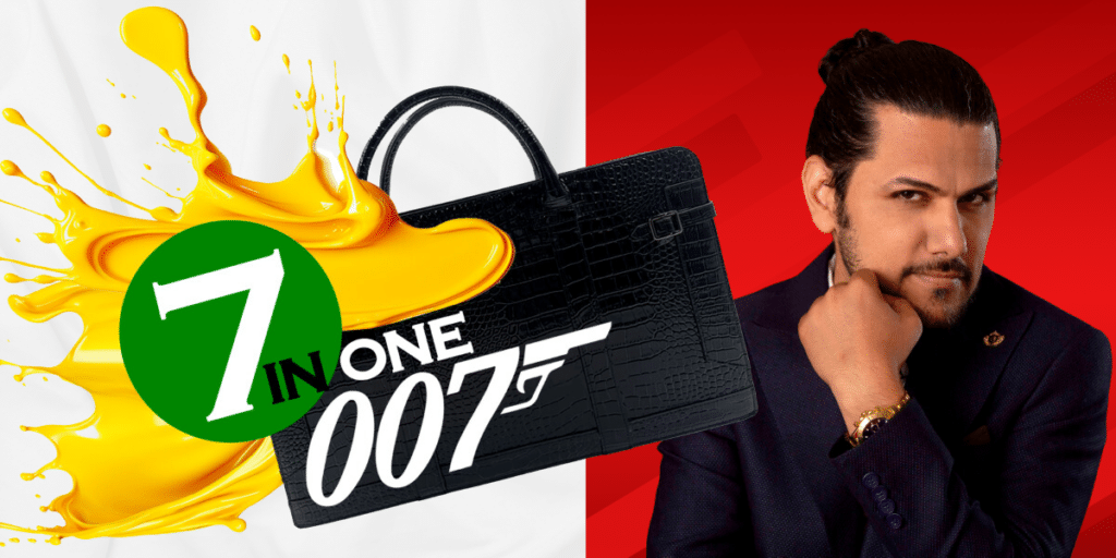 The 007 Executive Tech Bag Modern Briefcase
