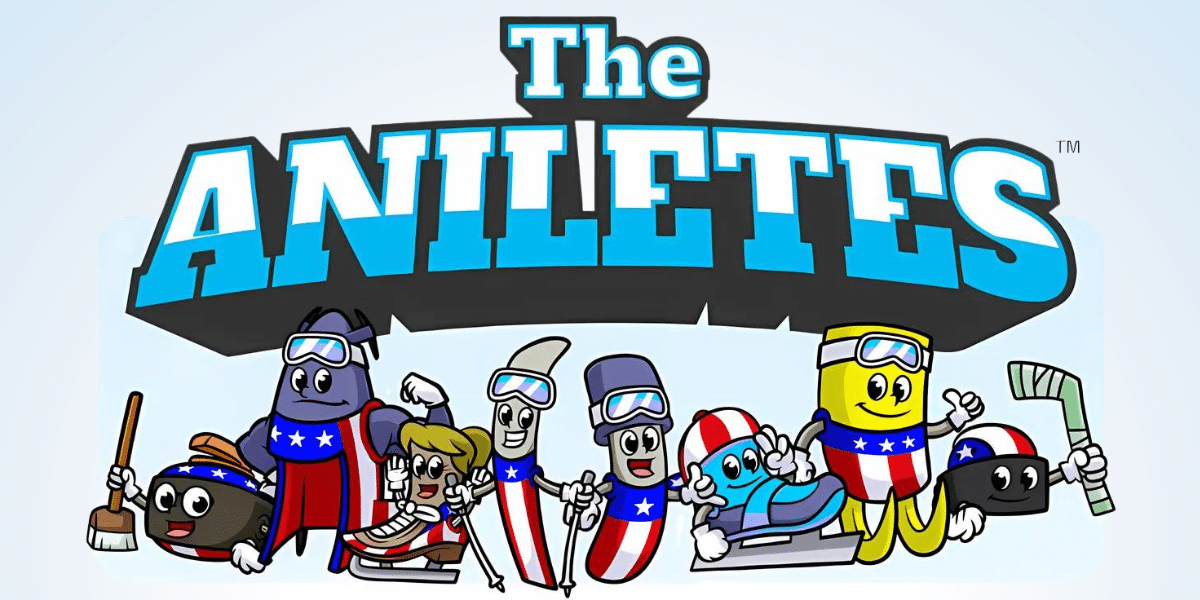 Animated Winter Sports Team The Aniletes- Inspiring Youth to Stay Active and Ethical