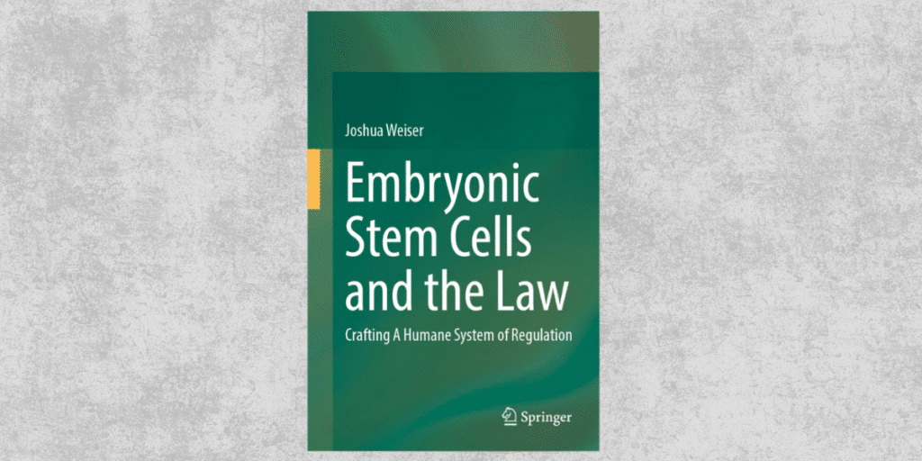 Legal Scholar Dr. Joshua Weiser Publishes Significant Work