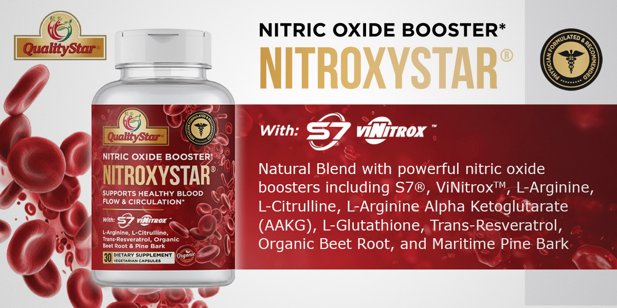 NITROXYSTAR Natural Support for Cardiovascular Health