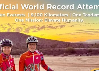Cycling Toward Legacy: Lady JB Owen and Peter Giesin’s Record-Breaking Ride to Ignite Humanity