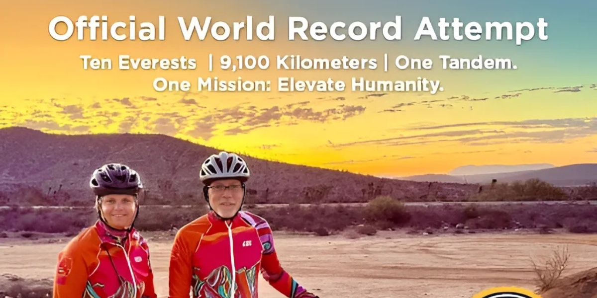Cycling Toward Legacy: Lady JB Owen and Peter Giesin’s Record-Breaking Ride to Ignite Humanity