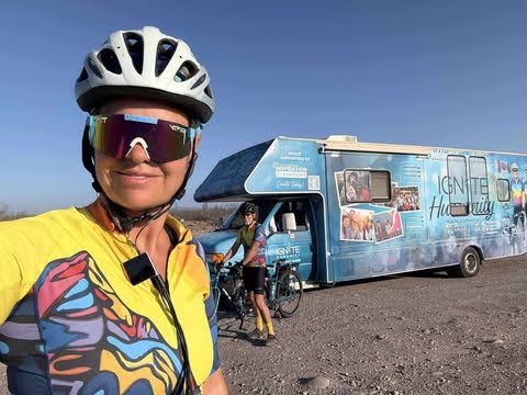 Cycling Toward Legacy: Lady JB Owen and Peter Giesin’s Record-Breaking Ride to Ignite Humanity