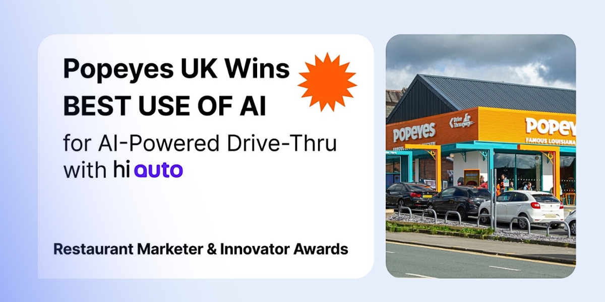 Popeyes UK and Hi Auto Innovate with AI to Transform Drive-Thru Service