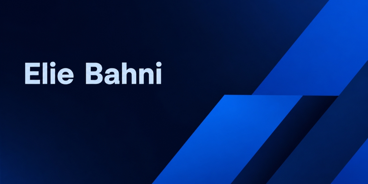 The Vision of Elie Bahni