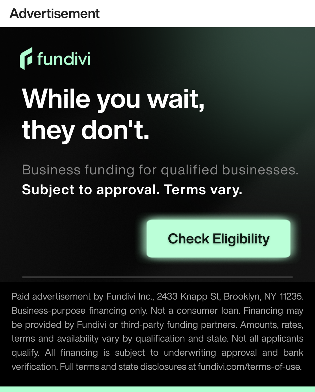 Small business funding made simple
