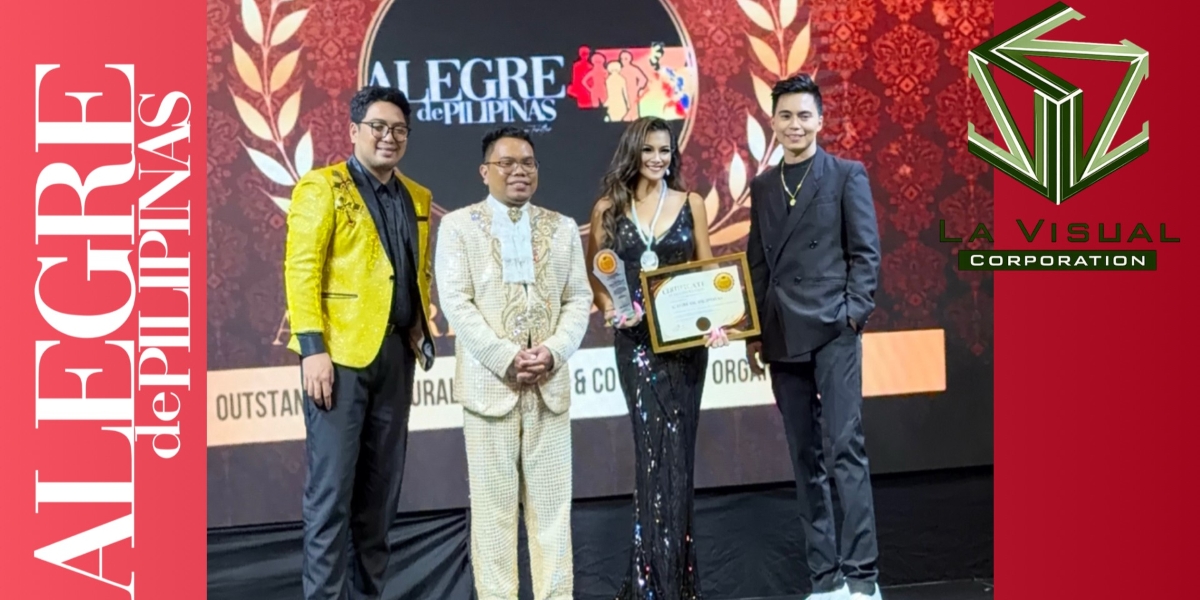 Alegre de Pilipinas Honored at Philippine Finest Awards from La Visual Corporation